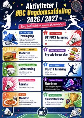 Aktivitetsplan Ungdomsafdelingen 2026/2027