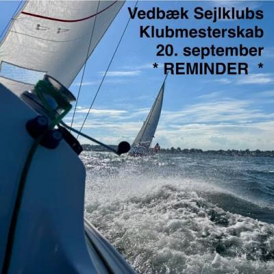 Klubmesterskab for Kølbåde lørdag d. 20. september