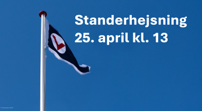 Kom til standerhejsning med grill frokost lørdag d. 25. april kl. 13:00