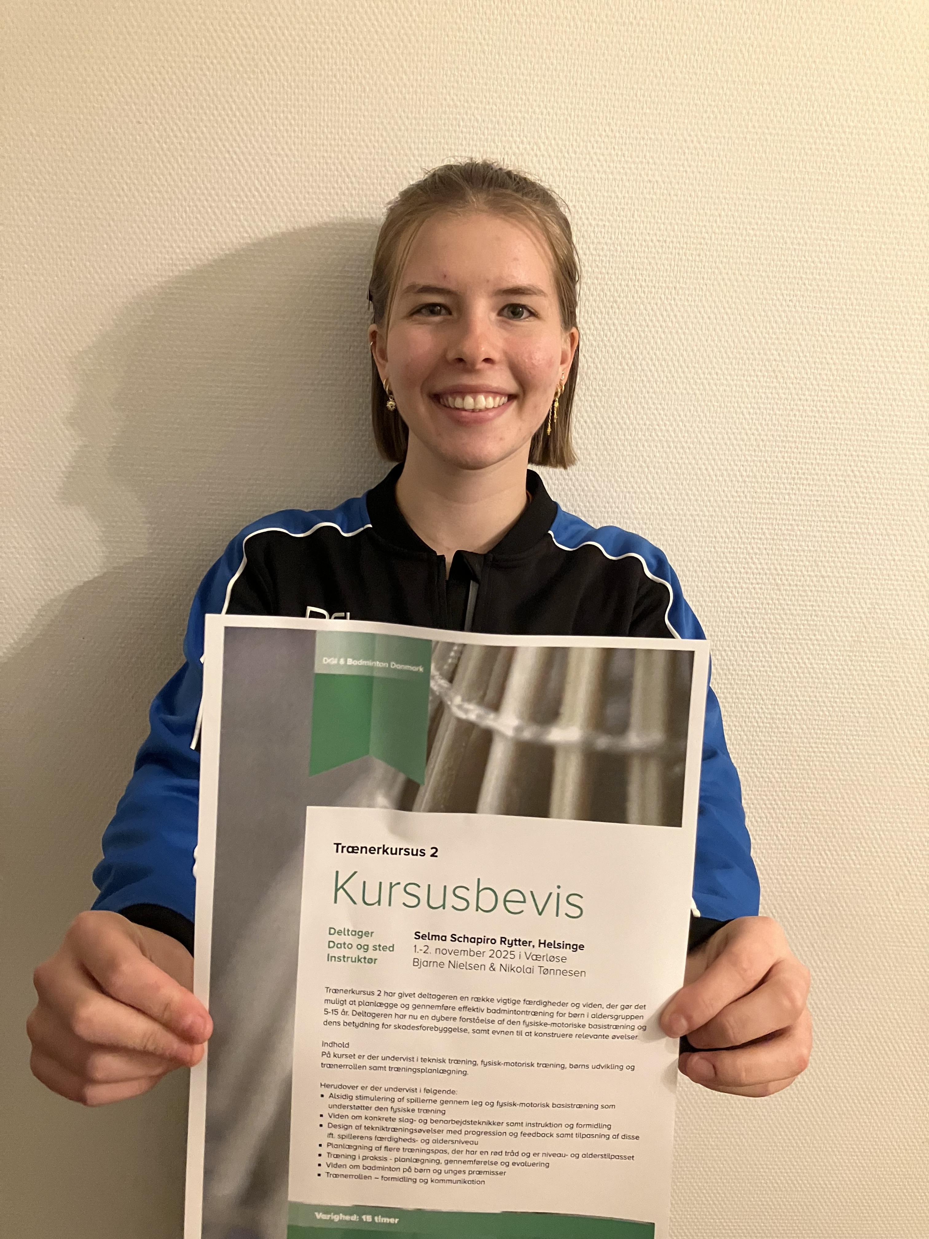 Trænerne i Helsinge Badminton Ungdom løftet til nyt niveau