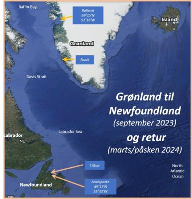 Sejlerforedrag: Grønland til Newfoundland og retur