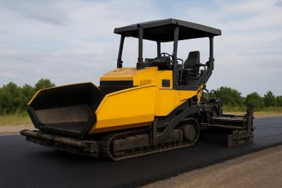Ny asfalt på vejen til havnen