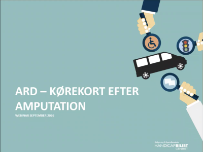 Se eller gen-se webinaret: Kørekort efter benamputation: 