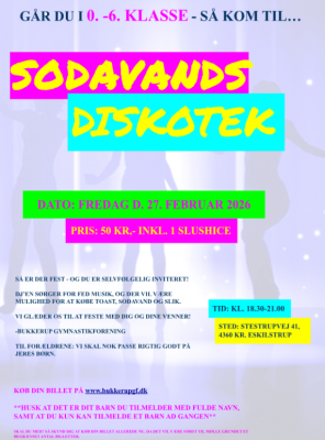 Sodavandsdiskotek d.27/2!