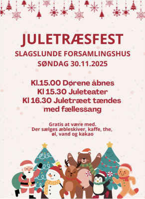 Juletræsfest 30.11 kl.15.00