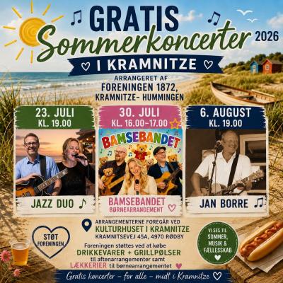 Gratis sommerkoncerter i Kramnitze